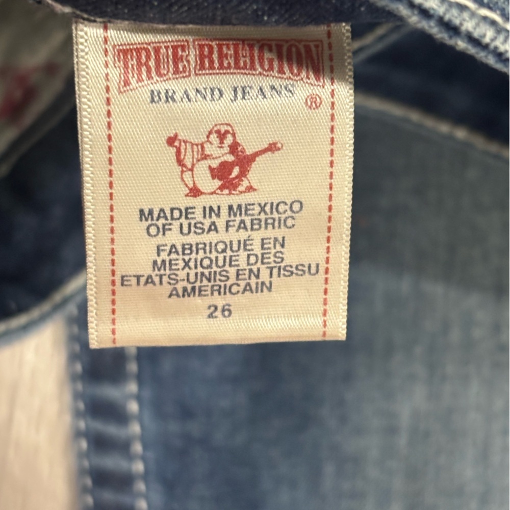 True Religion Women's Straight-Leg Denim Jeans in Faded Blue - Picture 6 of 8